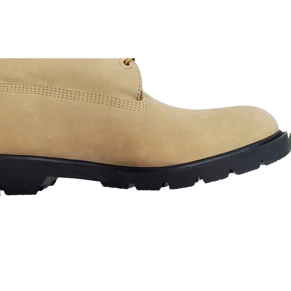 New Timberland mens classic 6 Inch boots natural beige nubuck waterproof lace up